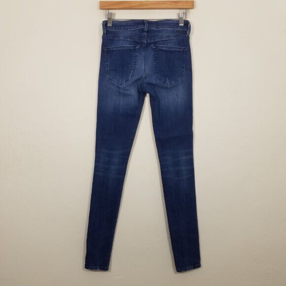 Diesel SLANDY Super Slim-Skinny Regular Waist Stretch Jeans Blue Size 26 - Picture 4 of 6